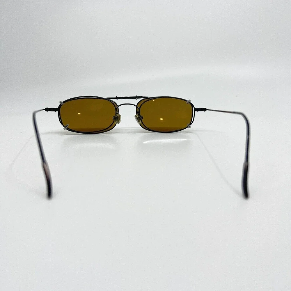 Calvin Klein 145‎ 568 Eyeglasses FRAME Clip On Sungglasses Italy H8809